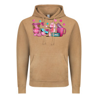 Vintage Camel lash hustler with eyelashes coffee cups Vintage Hoodie - NancyCooperArtShop