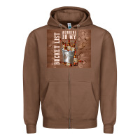 Chestnut working on my bucket list Zipper Hoodie - TumblerDesignByShophia