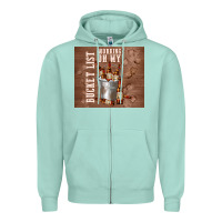 Seafoam working on my bucket list Zipper Hoodie - TumblerDesignByShophia