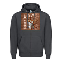 Smoke working on my bucket list Zipper Hoodie - TumblerDesignByShophia