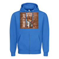 True Royal working on my bucket list Zipper Hoodie - TumblerDesignByShophia