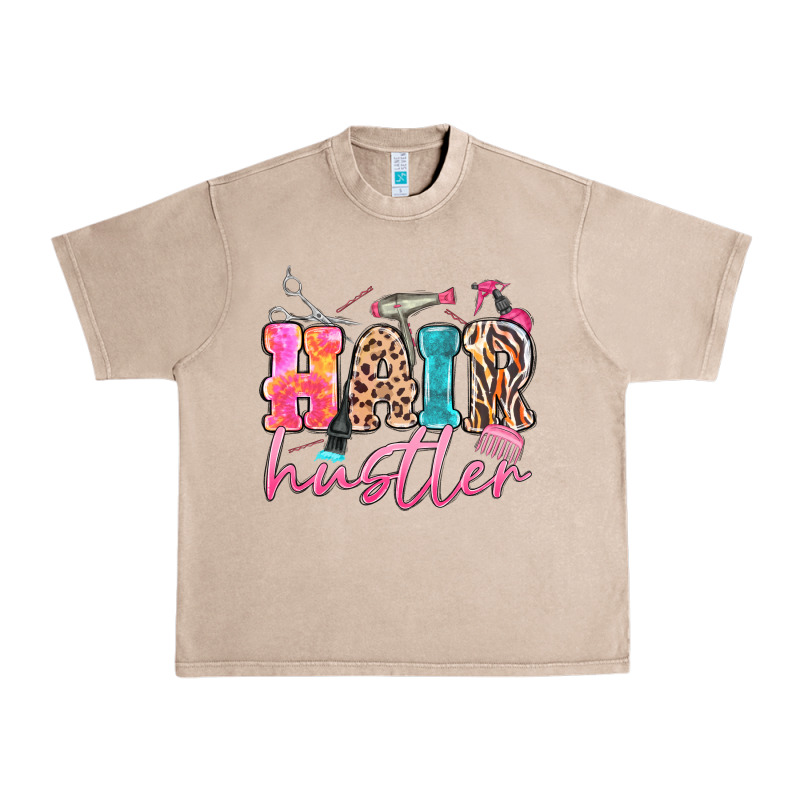 Hair Hustler Urban Heavy Tee by MaliasSmallBusiness | Teevron