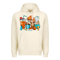 Tofu Basketball coffee cups Premium Hoodie - HowdyJamesFarm