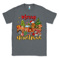 Charcoal Heather merry christmas gingerbread truck Classic Tee - MaliasSmallBusiness