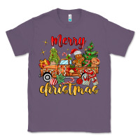 Lavender merry christmas gingerbread truck Classic Tee - MaliasSmallBusiness