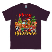 Plum merry christmas gingerbread truck Classic Tee - MaliasSmallBusiness