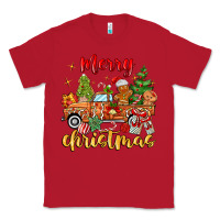 Red merry christmas gingerbread truck Classic Tee - MaliasSmallBusiness