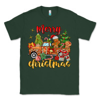 Sports Green merry christmas gingerbread truck Classic Tee - MaliasSmallBusiness