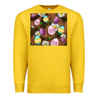 Lemon Easter rabbit eggs Premium Sweatshirt - OliviaCreatesArt
