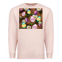 Pale Pink Easter rabbit eggs Premium Sweatshirt - OliviaCreatesArt