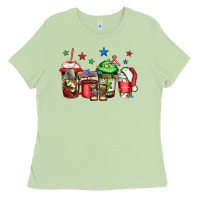 Matcha army Christmas coffee Ladies Tee - Jasminsmagicworld