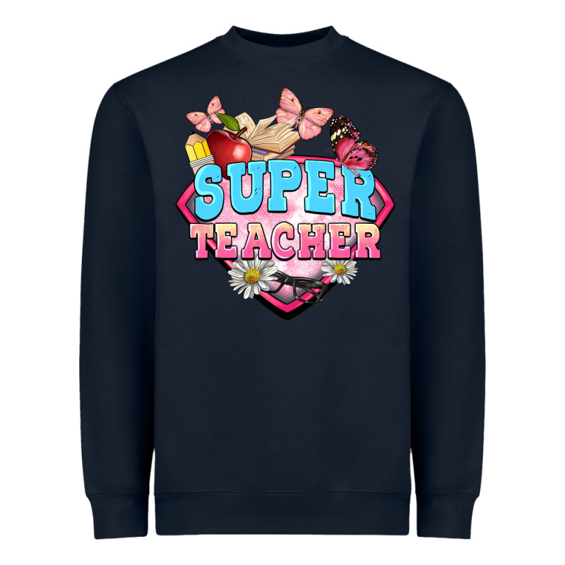 Super Teacher Heavyweight Sweatshirt by BarkalooDesign | Teevron