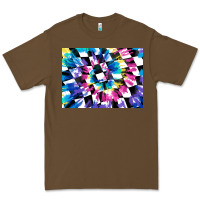 Cacao tie dye colourful race flag background 3200x2400 Premium Tee - AdoDesignShop