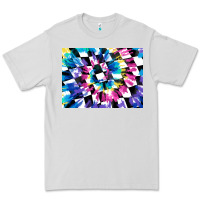 Dove Grey tie dye colourful race flag background 3200x2400 Premium Tee - AdoDesignShop