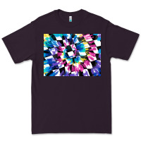 Plum tie dye colourful race flag background 3200x2400 Premium Tee - AdoDesignShop