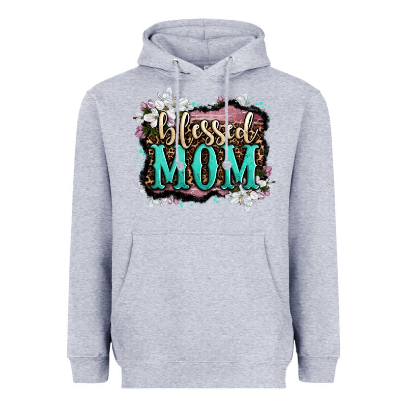 Blessed Mom Heavyweight Hoodie by OliviaCreatesArt | Teevron