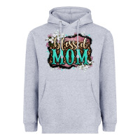 Heather Grey blessed mom Heavyweight Hoodie - OliviaCreatesArt