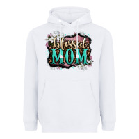 White blessed mom Heavyweight Hoodie - OliviaCreatesArt
