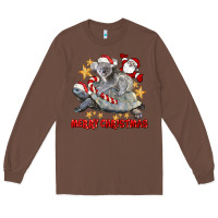 Chestnut Merry Christmas Tortoise And Koala Long Sleeve Tee - LillyAllenDesigns