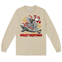 Mushroom Merry Christmas Tortoise And Koala Long Sleeve Tee - LillyAllenDesigns