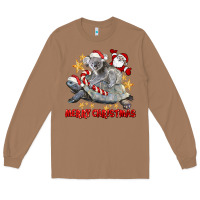 Toasted Coconut Merry Christmas Tortoise And Koala Long Sleeve Tee - LillyAllenDesigns