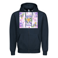 Navy i am allergic to stupidity Zipper Hoodie - TumblerDesignByShophia