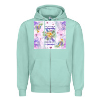 Seafoam i am allergic to stupidity Zipper Hoodie - TumblerDesignByShophia