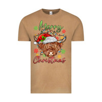 Vintage Camel merry christmas cow Vintage Tee - MaliasSmallBusiness
