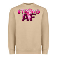 Mushroom strong af breast cancer Heavyweight Sweatshirt - BarkalooDesign