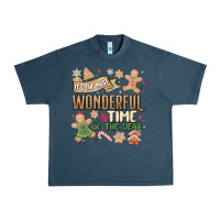 Midnight Navy wonderful time Urban Heavy Tee - MaliasSmallBusiness