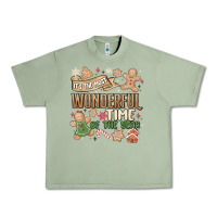 Oil Green wonderful time Urban Heavy Tee - MaliasSmallBusiness