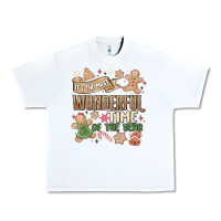 White wonderful time Urban Heavy Tee - MaliasSmallBusiness
