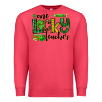 Cardinal St. Patrick's One lucky Teacher Premium Sweatshirt - OliviaCreatesArt