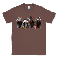 Chestnut grey christmas afro gnomies Classic Tee - MaliasSmallBusiness