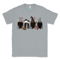 Heather Grey grey christmas afro gnomies Classic Tee - MaliasSmallBusiness