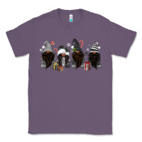 Lavender grey christmas afro gnomies Classic Tee - MaliasSmallBusiness