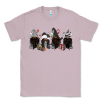 Lilac grey christmas afro gnomies Classic Tee - MaliasSmallBusiness