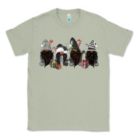 Matcha grey christmas afro gnomies Classic Tee - MaliasSmallBusiness