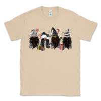 Mushroom grey christmas afro gnomies Classic Tee - MaliasSmallBusiness