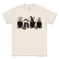 Natural grey christmas afro gnomies Classic Tee - MaliasSmallBusiness