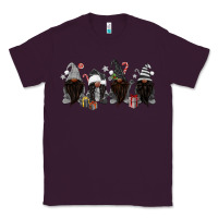 Plum grey christmas afro gnomies Classic Tee - MaliasSmallBusiness
