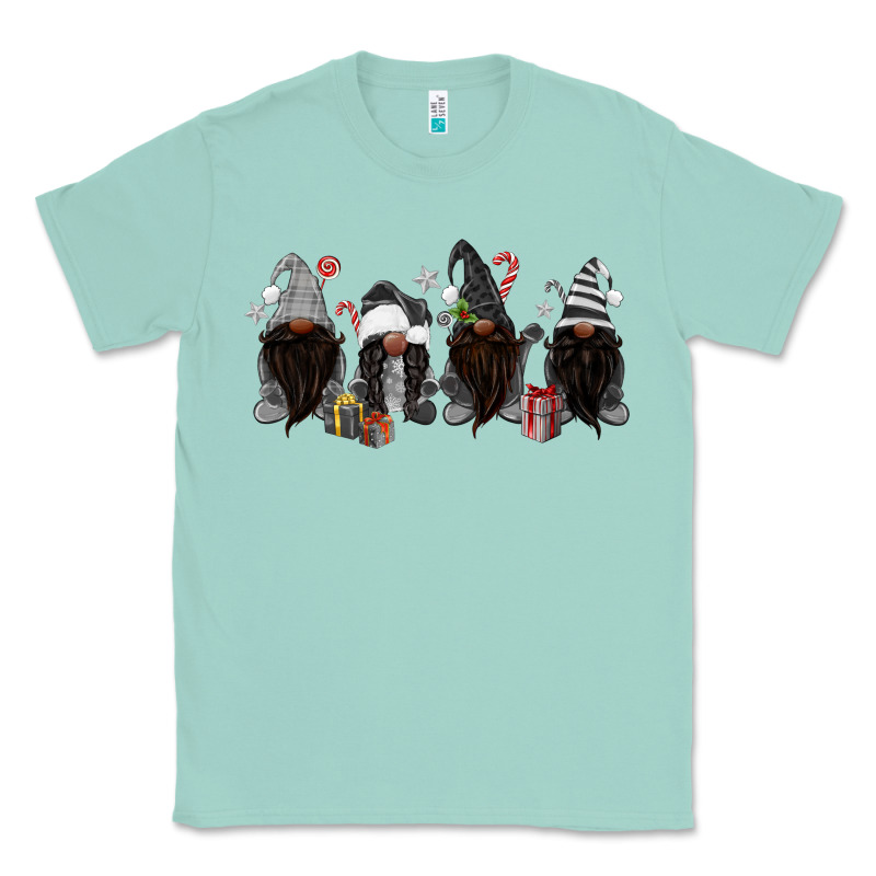 Grey Christmas Afro Gnomies Classic Tee by MaliasSmallBusiness | Teevron