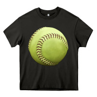 Asphalt softball ball Heavy Core Tee - JahusDesignShop