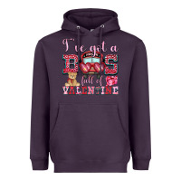 Plum i've got a bus full of valentine Heavyweight Hoodie - OliviaCreatesArt