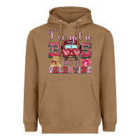 Toasted Coconut i've got a bus full of valentine Heavyweight Hoodie - OliviaCreatesArt