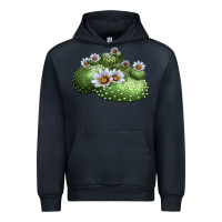 Navy Blossfeldia Cactus Urban Hoodie - LillyAllenDesigns