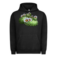 Pigment Black Blossfeldia Cactus Urban Hoodie - LillyAllenDesigns