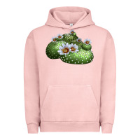 Pigment Salmon Blossfeldia Cactus Urban Hoodie - LillyAllenDesigns
