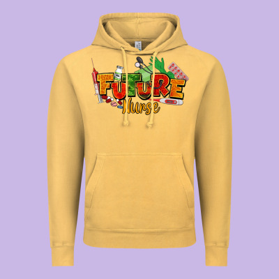 Future Nurse Juneteenth Vintage Hoodie Designed By Nancycooperartshop