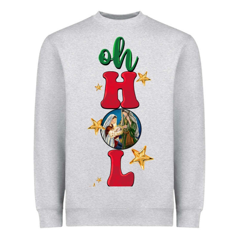Oh Holy Night Heavyweight Sweatshirt by BarkalooDesign | Teevron
